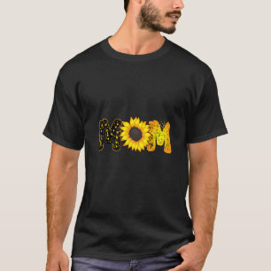 T-shirt Maman Sunflower Blouse Famille Mama Fête des mères