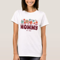 Maman Super Fleur Retro Vintage Floral Maman
