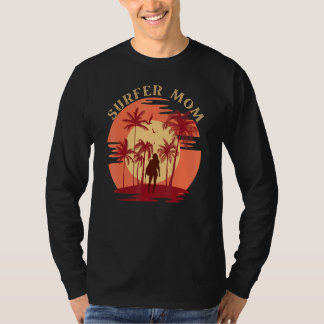T-shirt Maman Surfeur Vintage Surfeur Pour Hommes Femmes 1