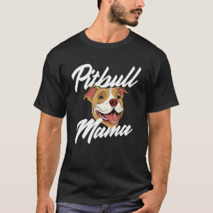 T-shirt Maman trendy de Pitbull - Amoureux de chien canin