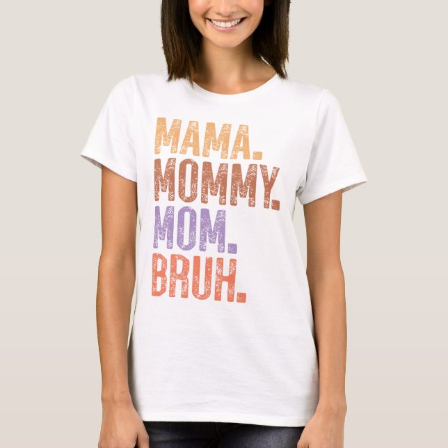 T-shirt Maman Vintage drôle (Devant)