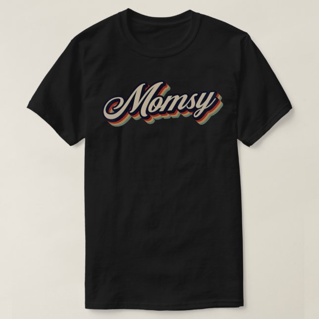 T-shirt Maman Vintage rétro (Design devant)