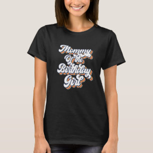 T-shirt Maman Vintage rétro de la fille d'anniversaire jum