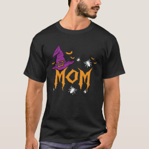 T-shirt Maman Witch jumeler famille Halloween