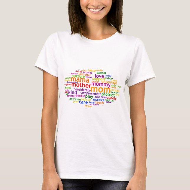 T-shirt Maman Wordle (Devant)