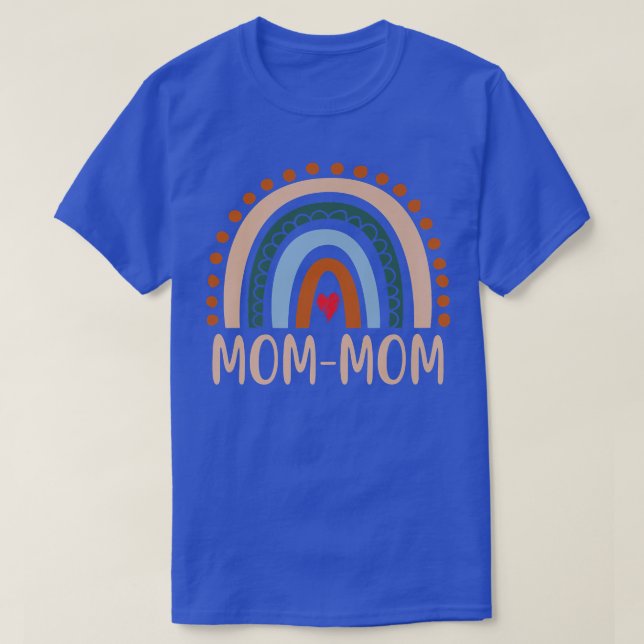 T-shirt MamanMaman Arc en ciel Grand-mère Mère mignonne Fê (Design devant)