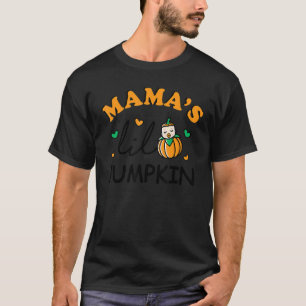 T-shirt Mamas Lil Citrouille Halloween Famille Corresponda