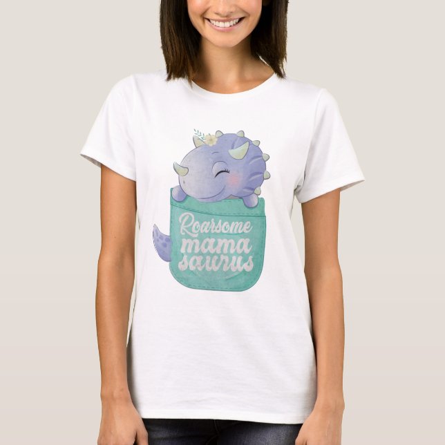 T-shirt Mamasaure rauque (Devant)
