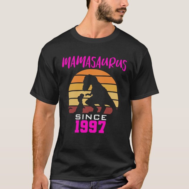 T-shirt Mamasaurus depuis 1997 (Devant)