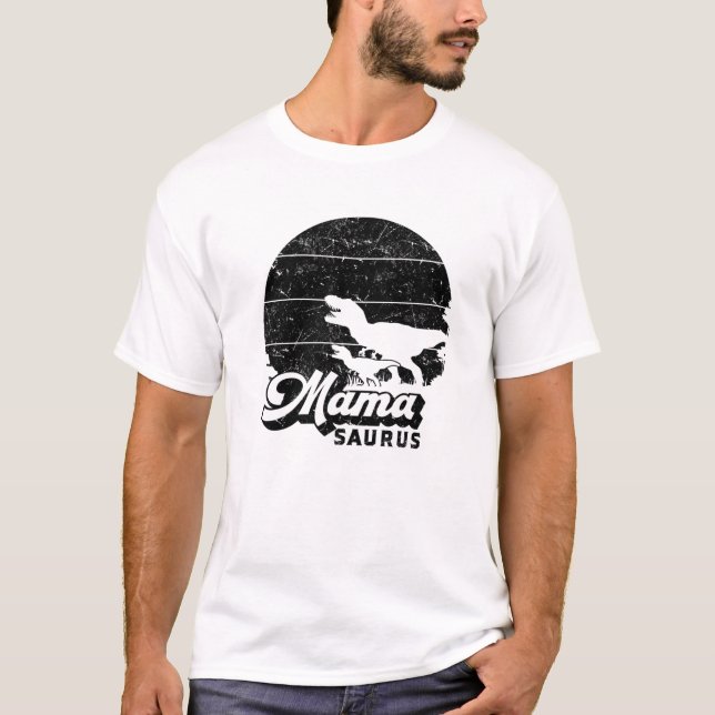 T-shirt Mamasaurus Dino Mama Dinosaur Famille Mama Dino Ma (Devant)