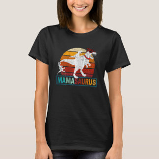 T-shirt Mamasaurus Fête des Mères Mama Rex Dinosaur Retro 