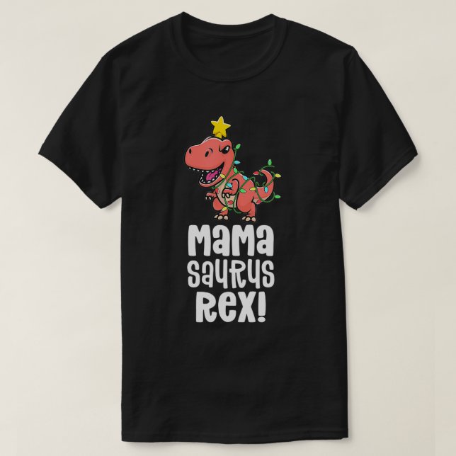 T-shirt Mamasaurus Re Maman Correspondant Dino Famille Din (Design devant)