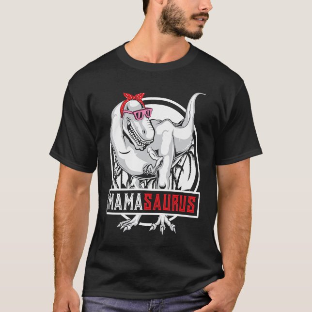 T-shirt Mamasaurus Rex Dinosaure Maman Saurus Fête des Mèr (Devant)