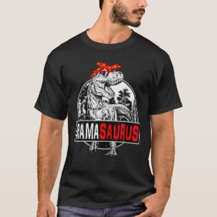 T-shirt Mamasaurus T Rex Dinosaur Amusant Mama Saurus Fami