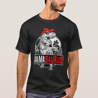 T-shirt Mamasaurus T Rex Dinosaur Amusant Mama Saurus Fami