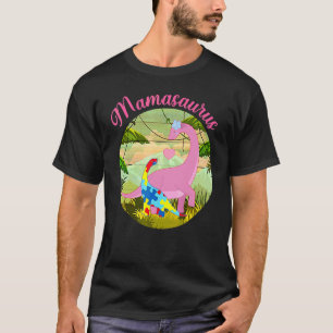 T-shirt Mamasaurus T Rex Dinosaure Maman Saurus Sensibilis