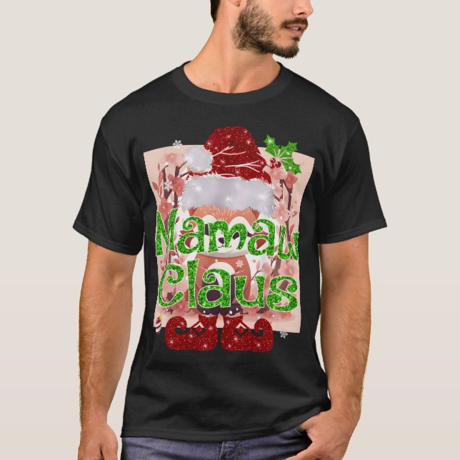 T-shirt Mamaw Claus Chemise Noël Pyjama famille Correspond (Devant)
