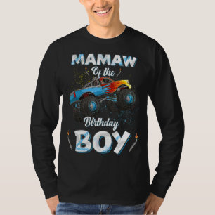 T-shirt Mamaw De L'Anniversaire Garçon Monster Camion Anni