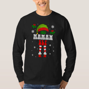 T-shirt Mamaw Elfe Groupe de famille assorti Noël Vacances