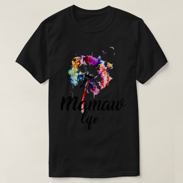 T-shirt Mamaw Life Dandelion (Design devant)