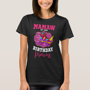 T-shirt Mamaw Of The Birthday Princess Roller Skates