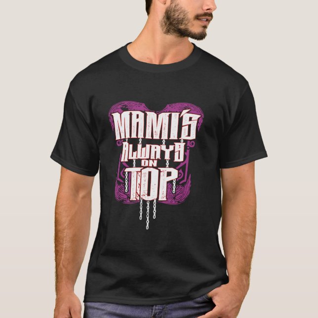 T-shirt Mami est toujours sur le dessus Drôle maman (Devant)