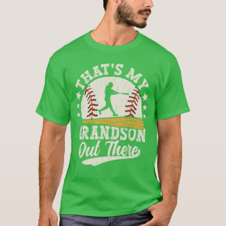 T-shirt Mamie de baseball Grandpapapeau Mon Petit-Fils Out