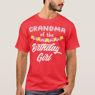 T-shirt Mamie Donut De La Fille Anniversaire