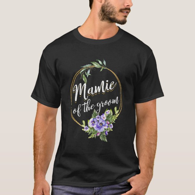 T-shirt Mamie du marié Fête de mariage enterrement de vie  (Devant)