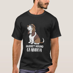 T-shirt Mamie propriétaire de chien Basset Hound