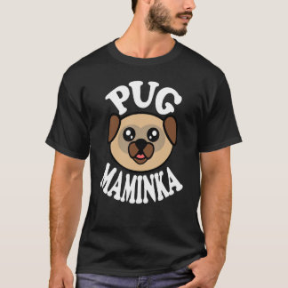 T-shirt Maminka Pug adorable