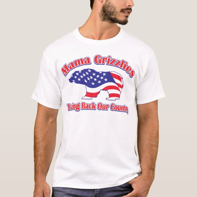 T-shirt Mamma-Grizzly (Devant)