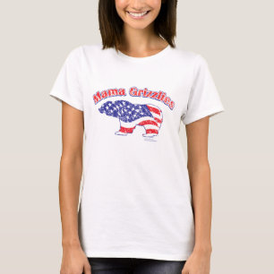 T-shirt Mamma-Grizzly en détresse