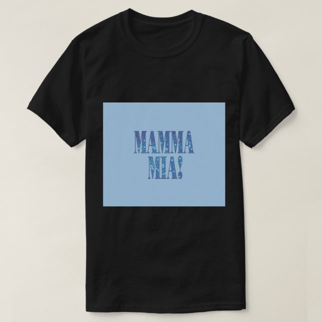T-shirt Mamma Mia -disco- Lancer la couverture (Design devant)