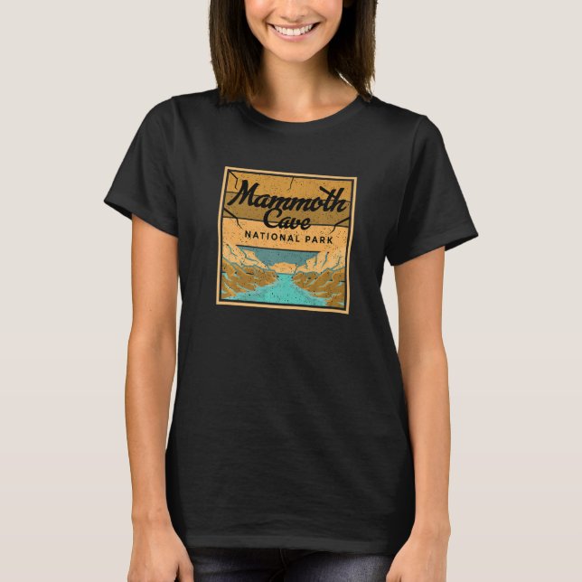 T-shirt Mammoth Cave Kentucky National Park Souvenir Cave (Devant)