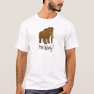 T-shirt Mammothe laine "libre"