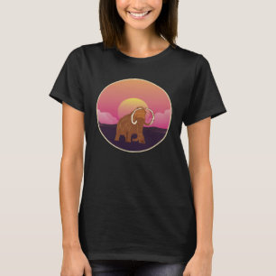 T-shirt Mammouth Grand Musée d'Éléphant de Glace Laineux M