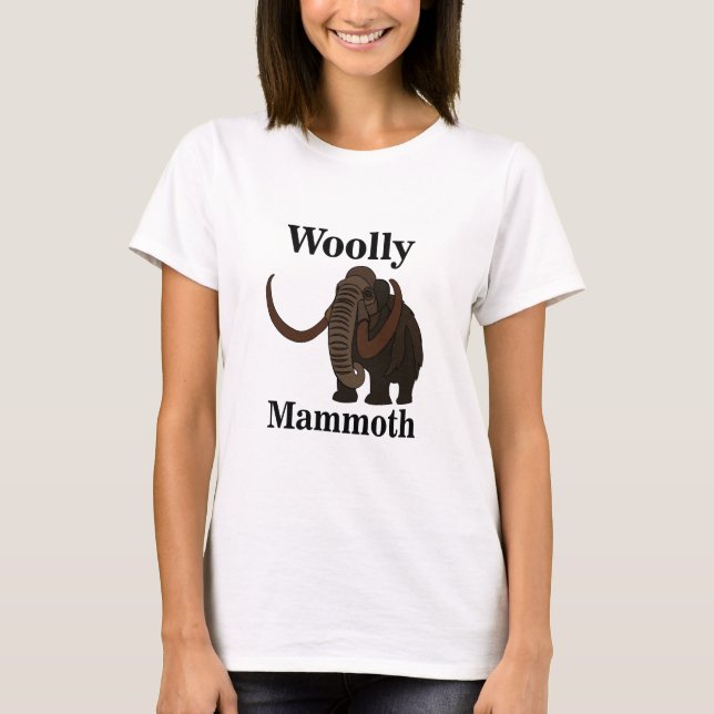T-shirt Mammouth laineux  (Devant)