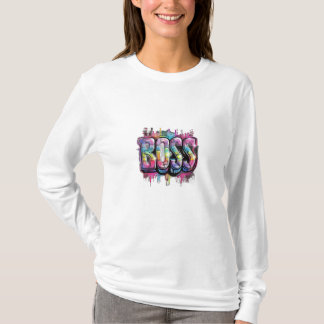 T-shirt MaMuse Rainbow Boss Tee à manches longues
