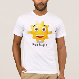 T-shirt man Free hugs !