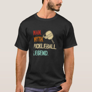 T-shirt Man Myth Pickleball Legend Drôle design pour homme