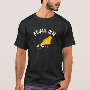 T-shirt Mana Hen, Mère de poulet drôle, Cos de fermier de
