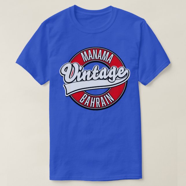 T-shirt Manama Bahreïn Vintage (Design devant)