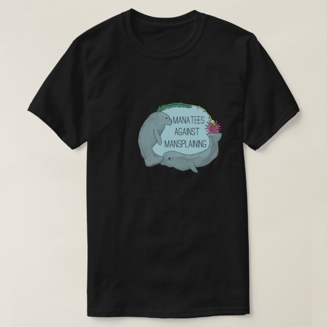 T-shirt Manate contre l'autocollant d'éclaboussure (Design devant)