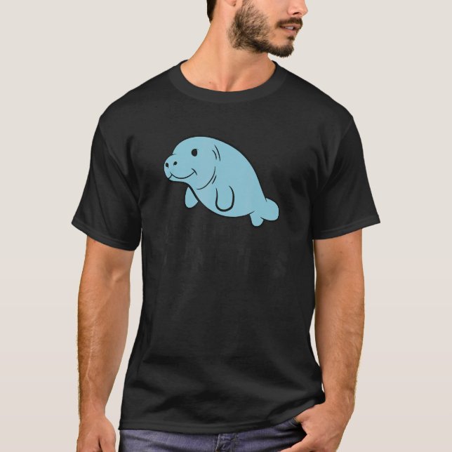 T-shirt Manatee Floaty Potato Save The Manatees (Devant)
