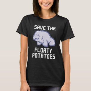 T-shirt Manatee Retro Vintage Économisez Les Pommes De Ter