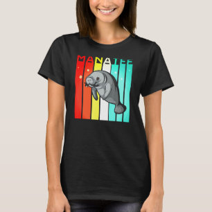 T-shirt Manatee Retro Vintage Flottes Pommes de terre Océa