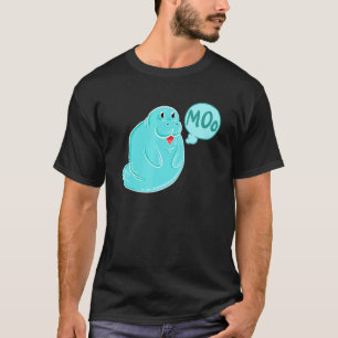 T-shirt Manatee Sea Cow Moo Funny Manatee Chemise Animal G