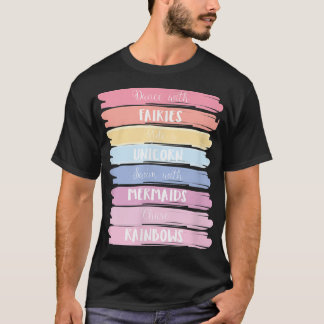 T-shirt Manche courte en forme de dessus graphique, mignon