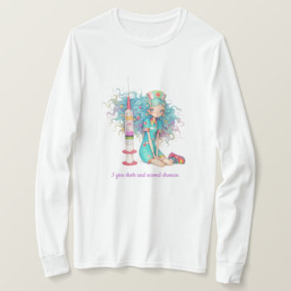 T-shirt Manche longue Je fais des injections et donne une